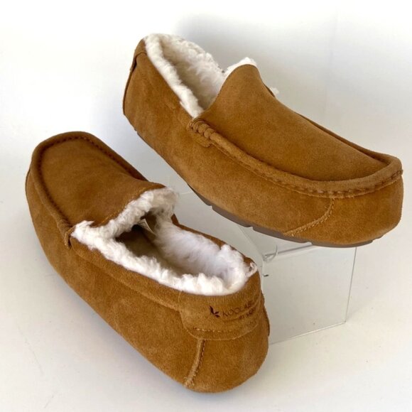 Kolaburra by UGG Tipton Chestnut Men Slipper Winter Faux Fur Shoes Size 13 - Picture 1 of 9